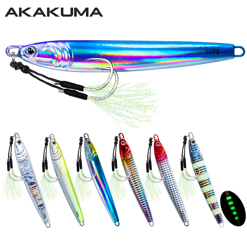 Fishing Lure Spoon - 7 pièces 40g 60g 80g 100g
