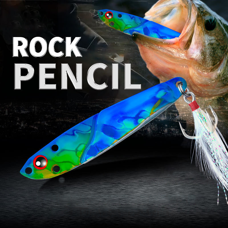 Fishing Lure Spoon - 1PC Leurre Métallique 3D pour Pêche