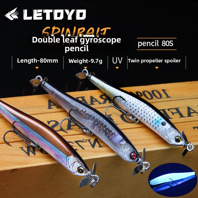 Fishing Lure Swimbait - LETOYO 1PCS Leurre Crayon Coulant pour