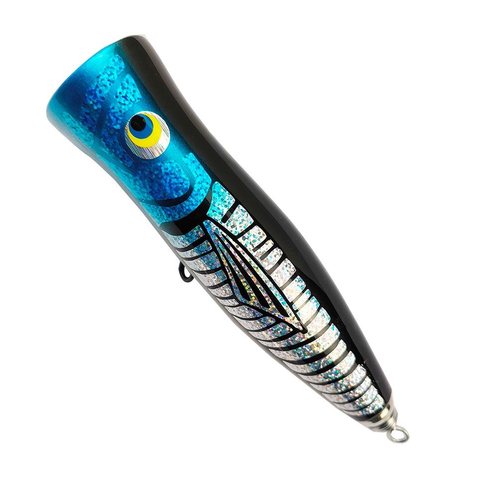 Fishing Lure Popper - Gamma charpentier bois flottant Popper Stickbait