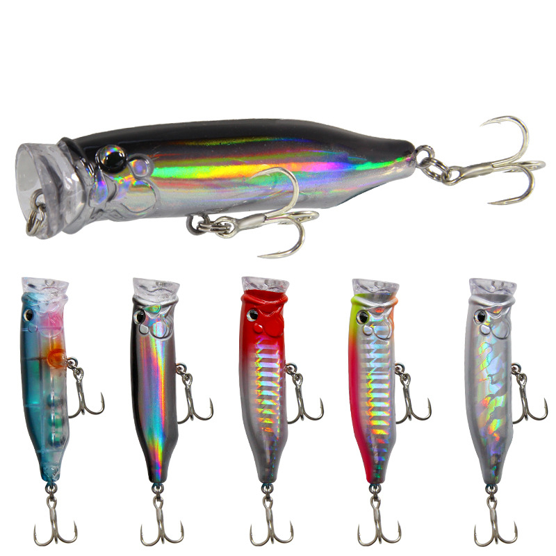 Fishing Lure Popper - Lot de 5 leurres de pêche