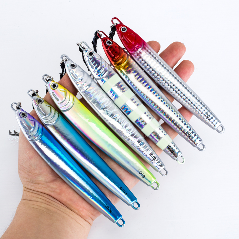 7 pièces 40g 60g 80g 100g lumi - Fishing Lure Spoon avis et prix