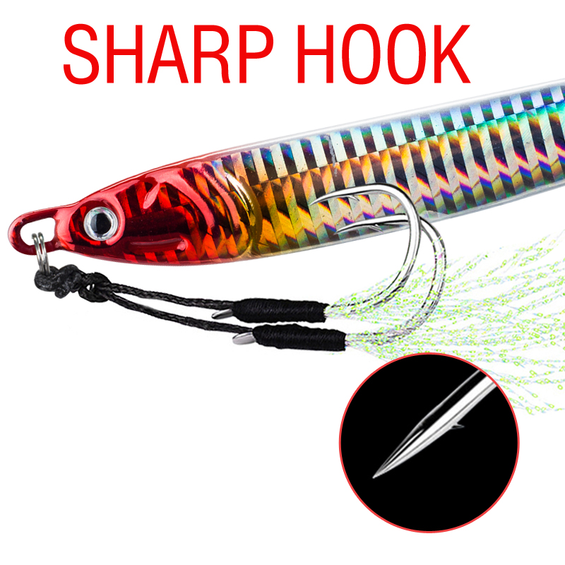 7 pièces 40g 60g 80g 100g lumi - Fishing Lure Spoon avis et prix