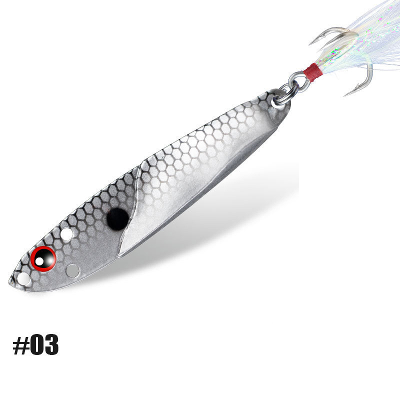 1PC Leurre Métallique 3D pour  - Fishing Lure Spoon avis et prix