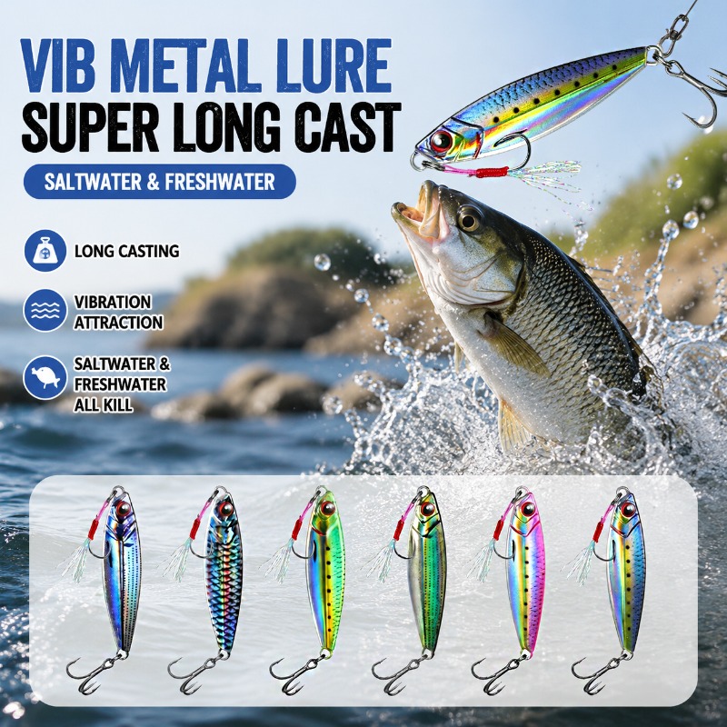 Leurre de pêche VIB en métal i - Fishing Lure Blade Bait avis et prix