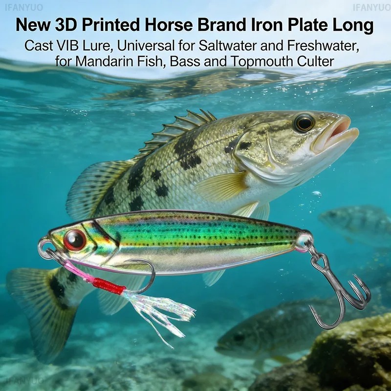 Leurre de pêche VIB en métal i - Fishing Lure Blade Bait avis et prix